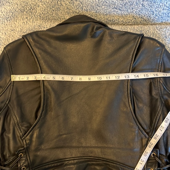 Leather motorcycle jacket vintage - Picture 9 of 11